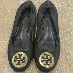 Tory Burch Woman’s Ballet Flat Brown Shoes Size 8.5M
